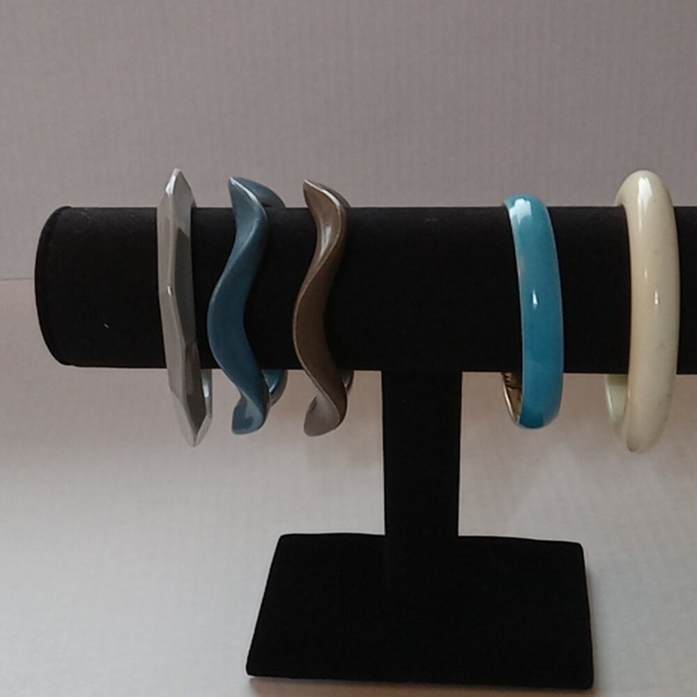 Vintage acrylic bracelets.  Fun and Fabulous.